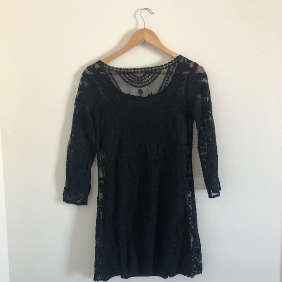 EUC Express Lace Mini Dress - Picture 3 of 4